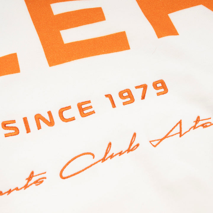 Edmonton Oilers Unisex Sports Club Atelier by Lauren McDavid White Overdrive Hoodie