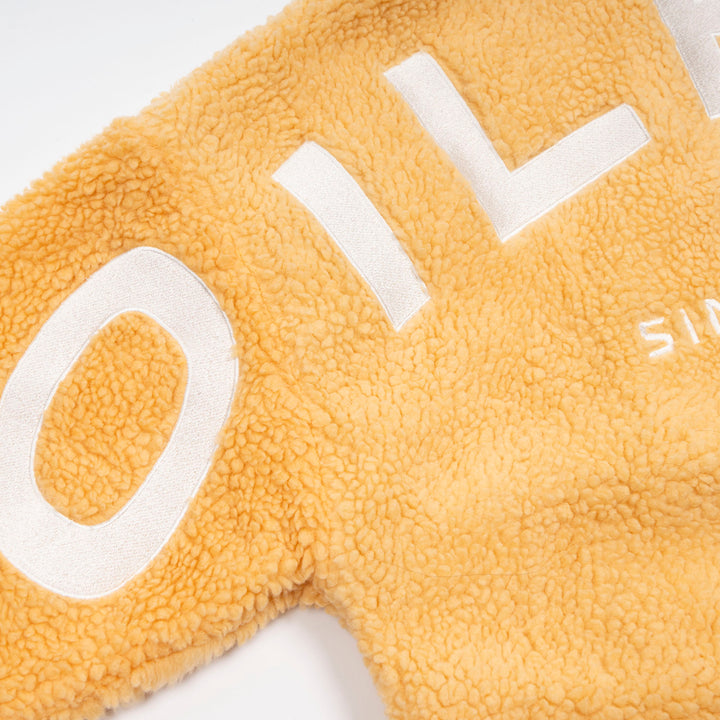 Edmonton Oilers Unisex Sports Club Atelier by Lauren McDavid Orange Ice Drift Sherpa Jacket