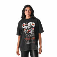 Edmonton Oilers Unisex The Wild Collective Concert Tee Washed Black T-Shirt