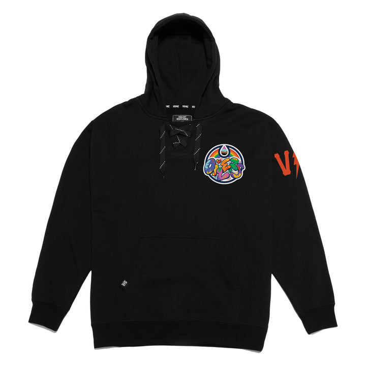 Edmonton Oilers Violent Gentlemen 2025 Pride Black Hoodie