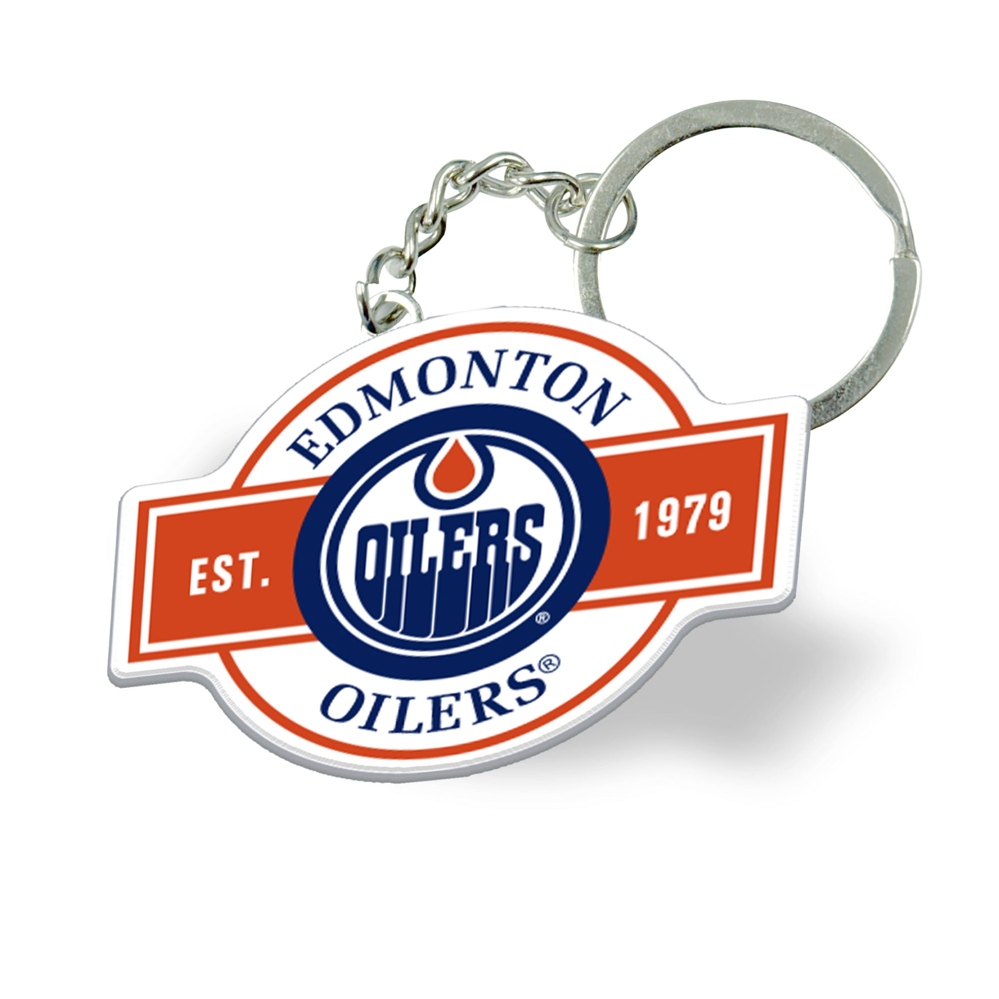 Edmonton Oilers Wheel Logo Keychain – ICE District Authentics