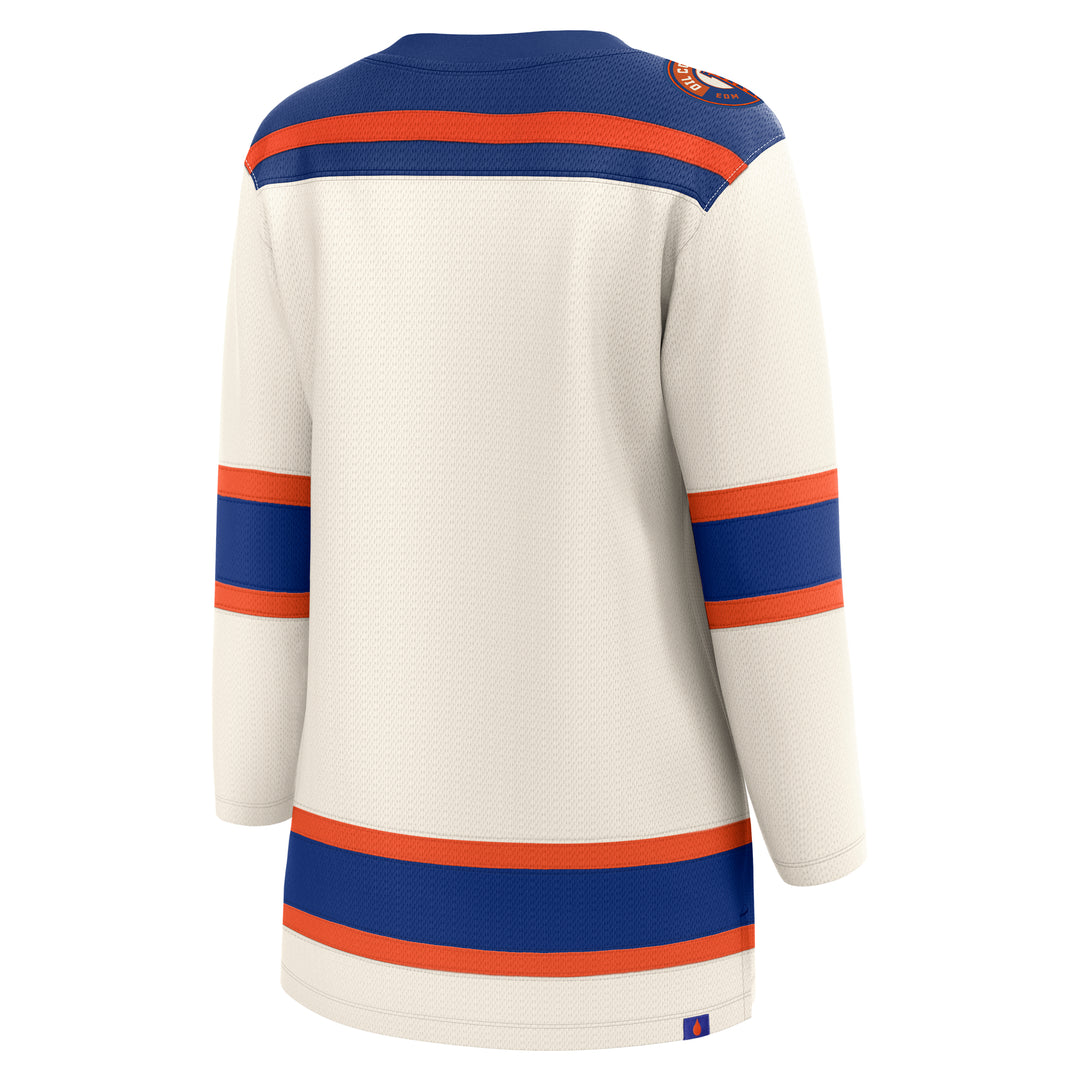 Edmonton Oilers Women's Fanatics Breakaway Cream Alternate Jersey