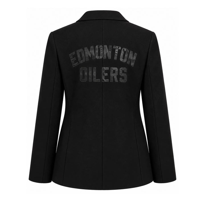 Edmonton Oilers Women's Line Change Black Tonal Blazer