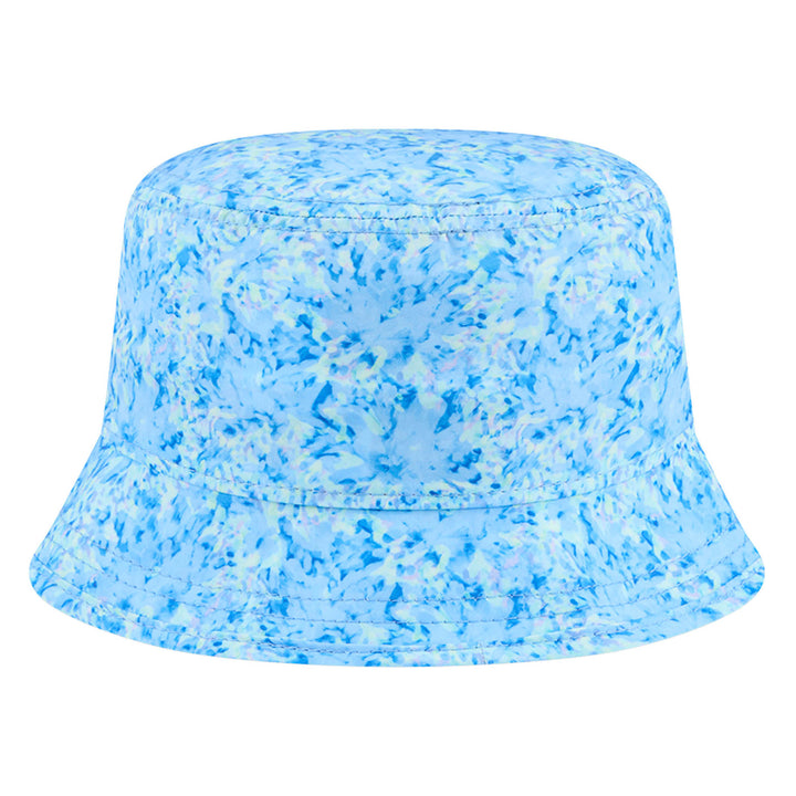 Edmonton Oilers Women's New Era Blue Watercolor Bucket Hat