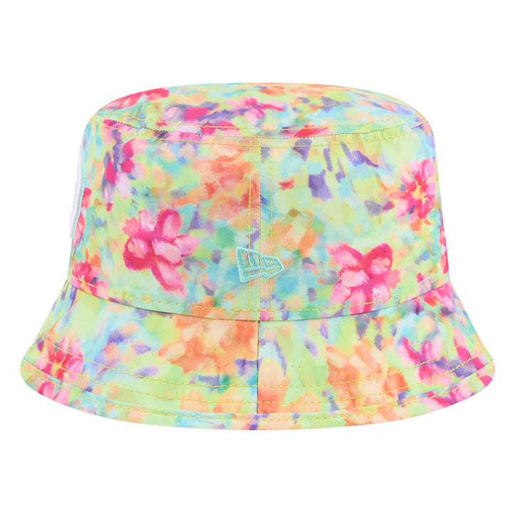 Edmonton Oilers Women's New Era Green Watercolor Bucket Hat