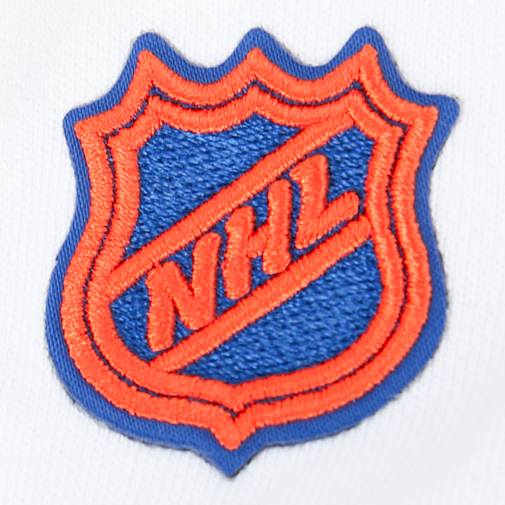 Edmonton Oilers Women's Pro Standard White City Lights Cropped Hoodie