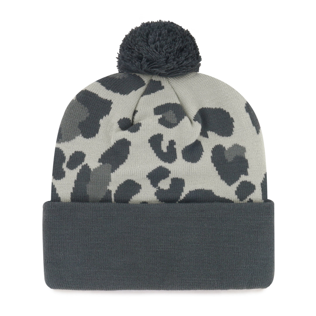 Edmonton Oilers Women's '47 Grey Bagheera Cuffed Knit Toque w/Pom