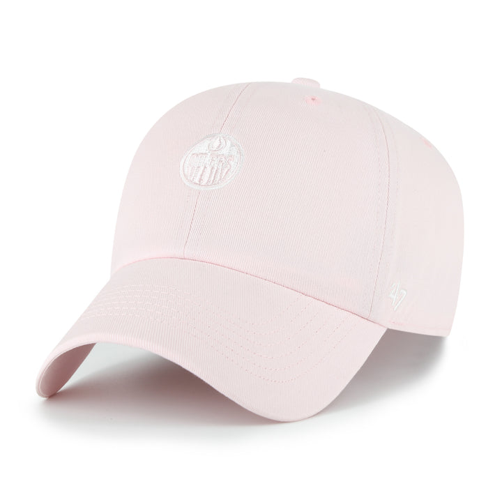 Edmonton Oilers Women's '47 Pink Gelato Micro Logo Clean Up Adjustable Hat