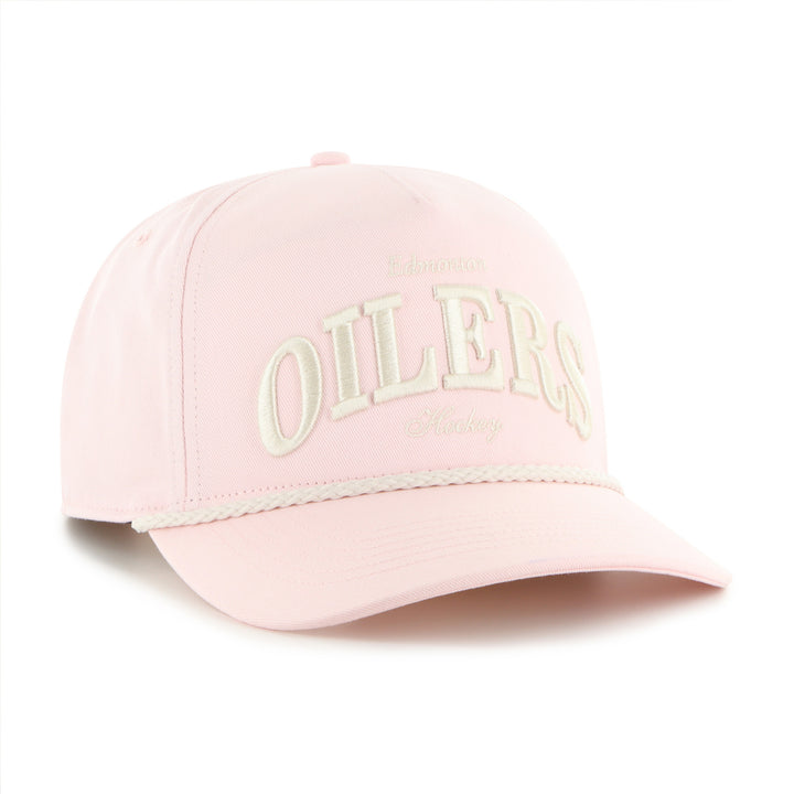Edmonton Oilers Women's '47 Pink Gelato Rope Hitch Snapback Hat