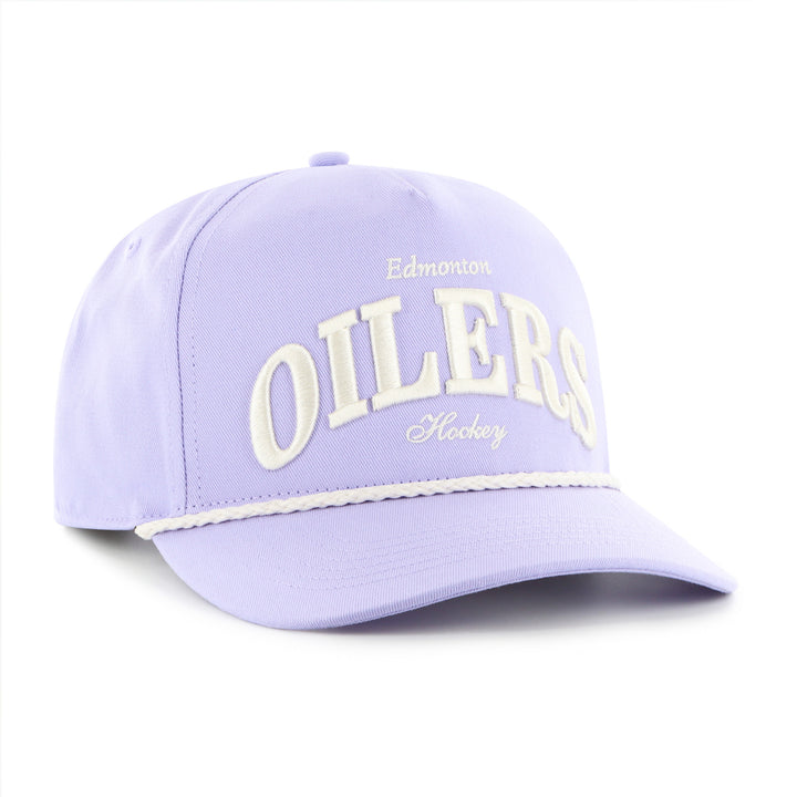 Edmonton Oilers Women's '47 Purple Gelato Rope Hitch Snapback Hat