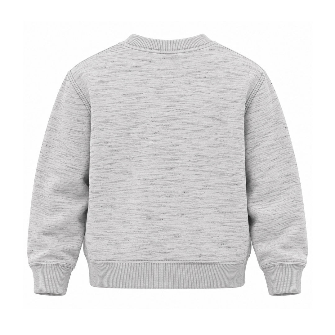 Edmonton Oilers Youth Line Change Grey Alternate Logo Crewneck Sweatshirt