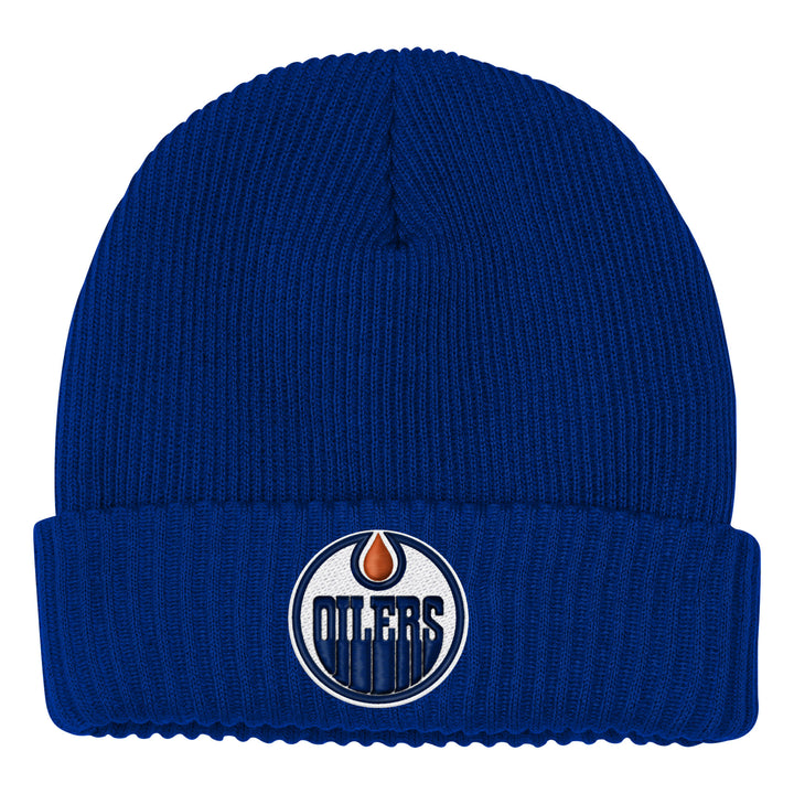 Edmonton Oilers Youth Mitchell & Ness Navy Knit Toque