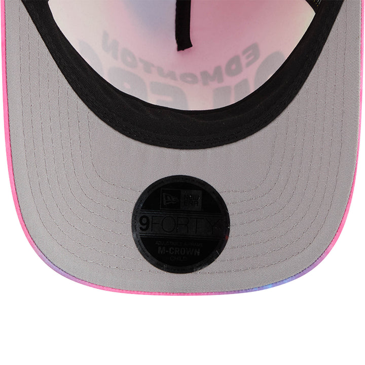 Edmonton Oilers Kids New Era Tie Dye 9FORTY M-Crown Snapback Hat