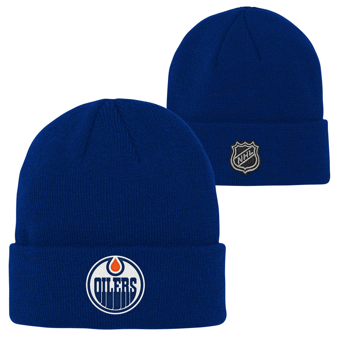 Edmonton Oilers Youth Outerstuff Blue Knit Toque