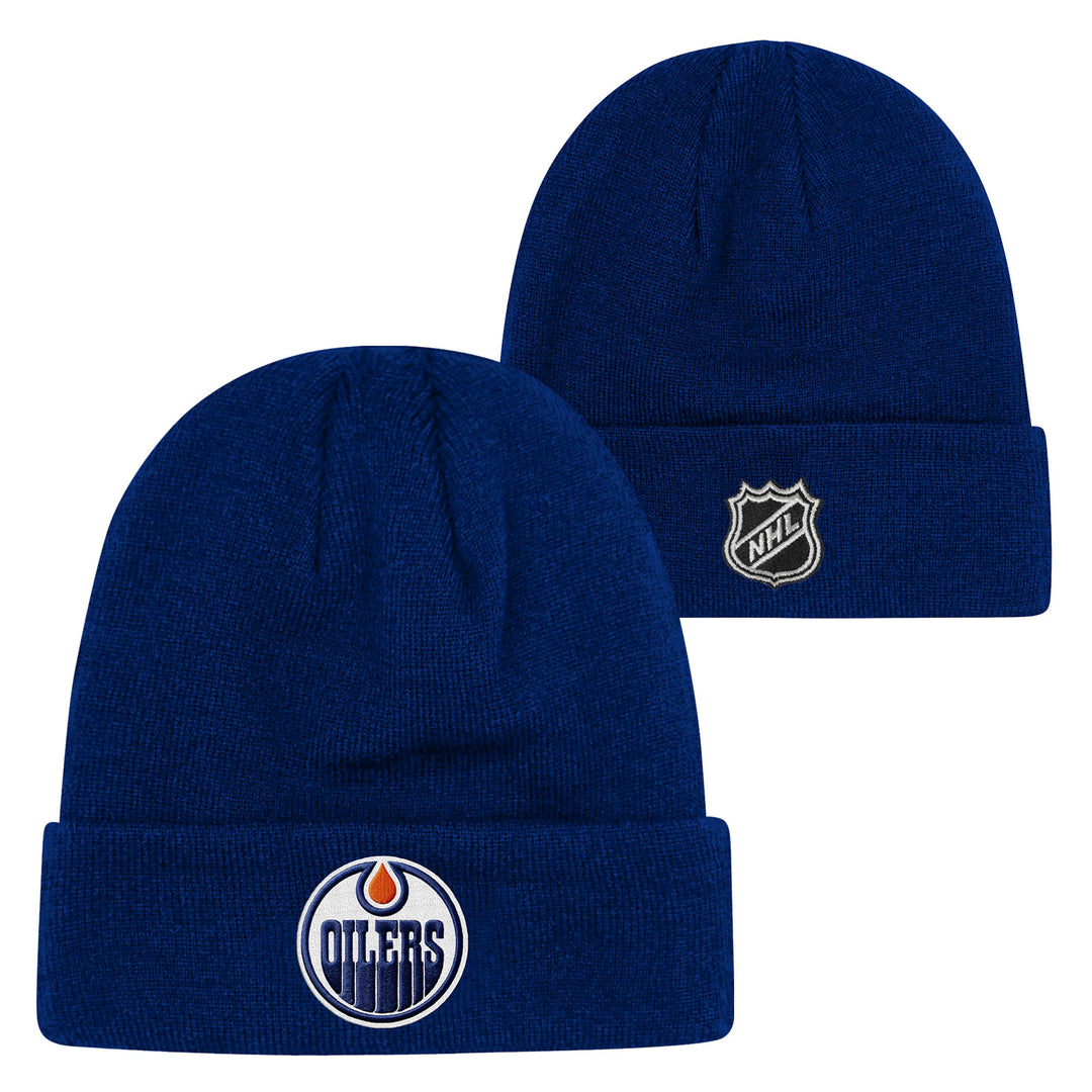Edmonton Oilers Youth Outerstuff Blue Precision Toque