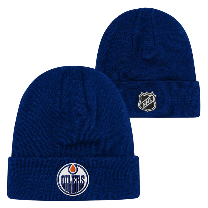 Edmonton Oilers Youth Outerstuff Blue Precision Toque
