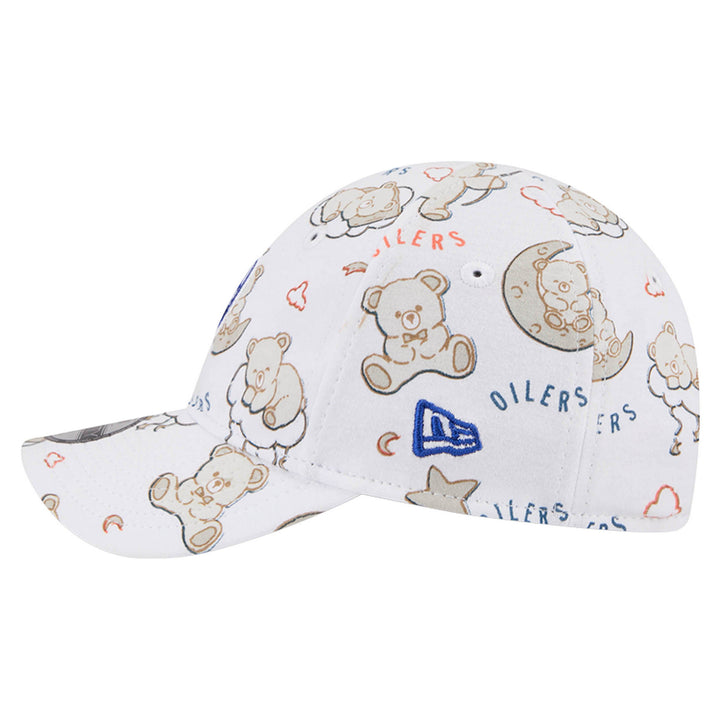 Edmonton Oilers Toddler Teddy White 9TWENTY Flex Hat