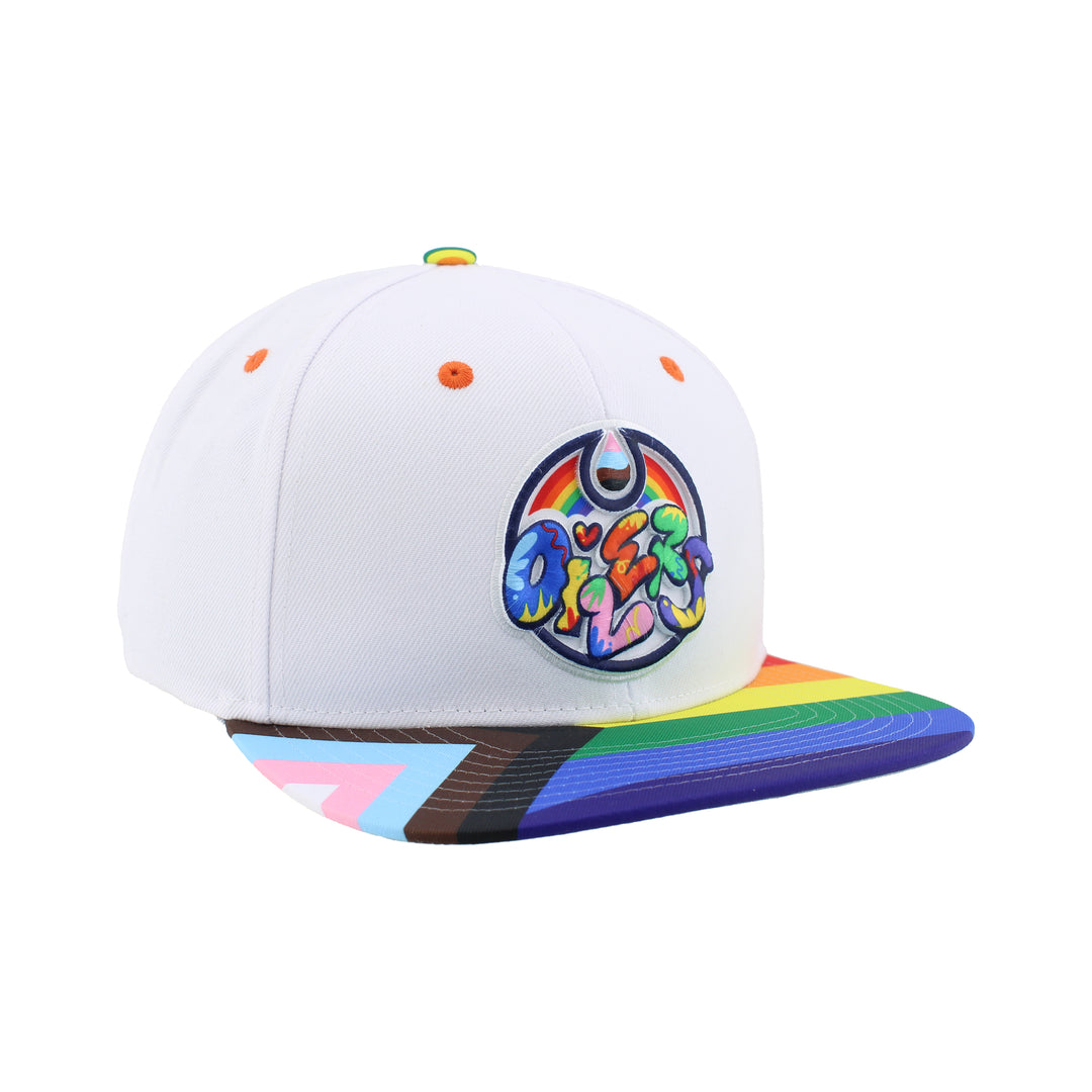 Edmonton Oilers Zephyr Pride Snapback Hat