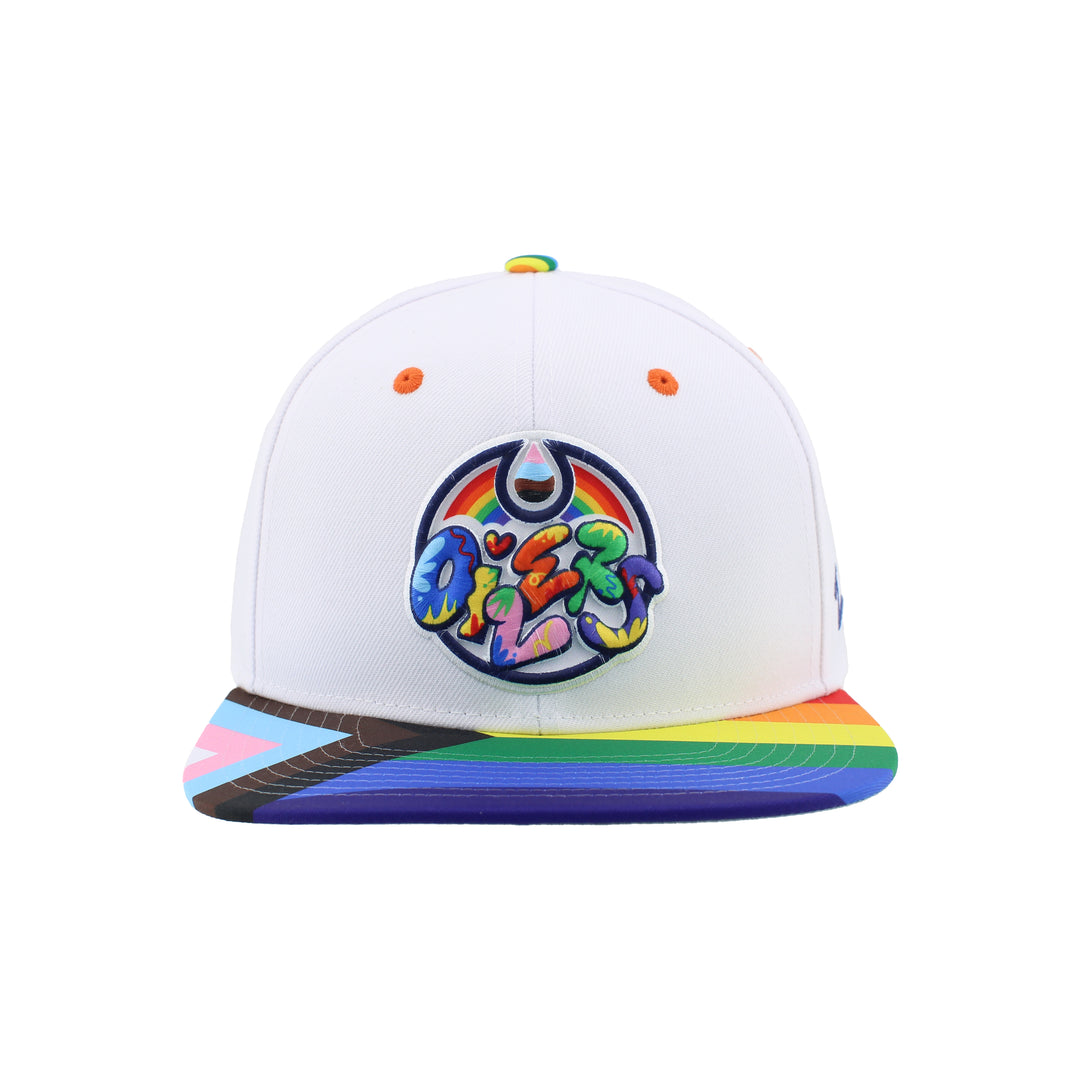 Edmonton Oilers Zephyr Pride Snapback Hat