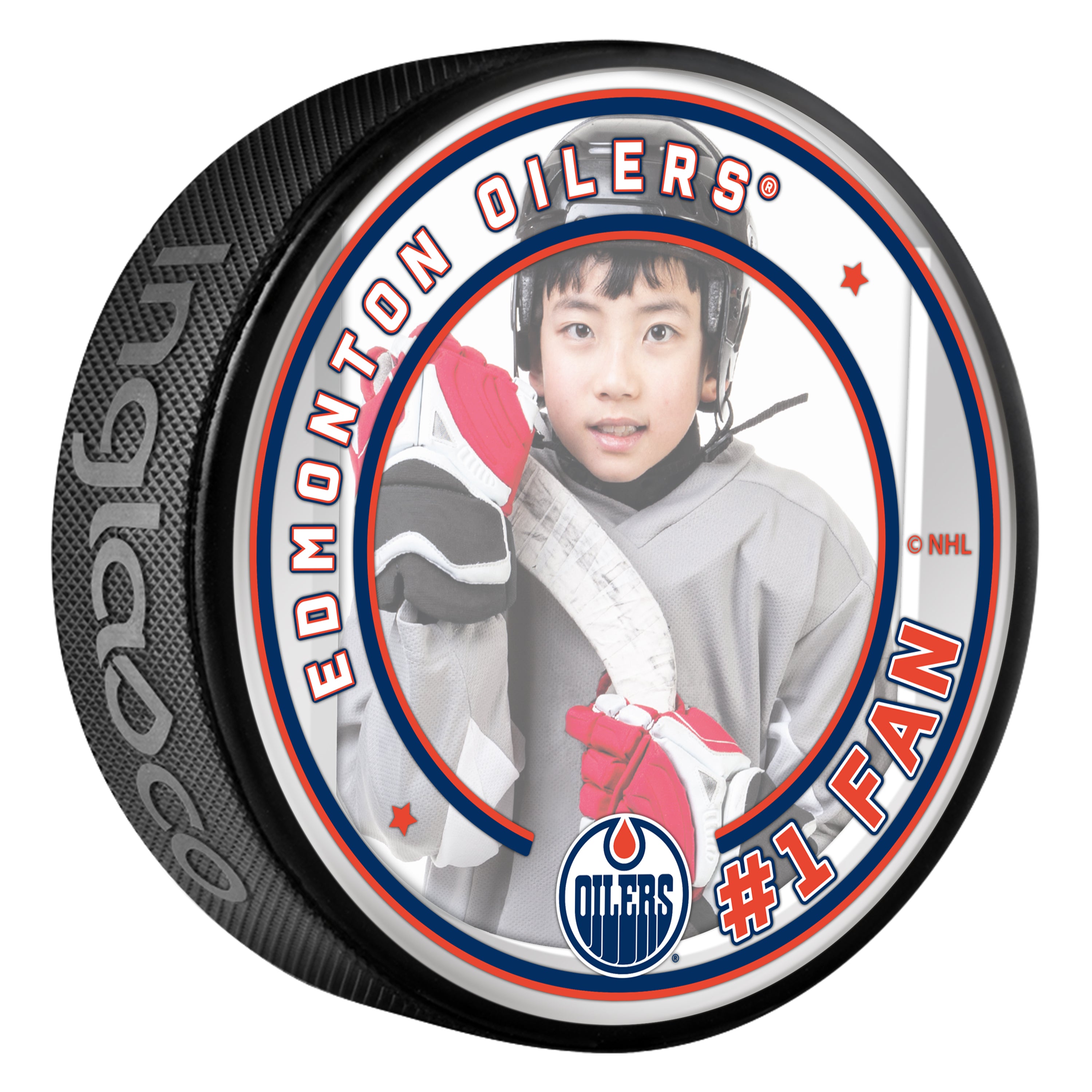 Edmonton Oilers #1 Fan Acrylic Puck - W/Photo Insert – ICE District ...