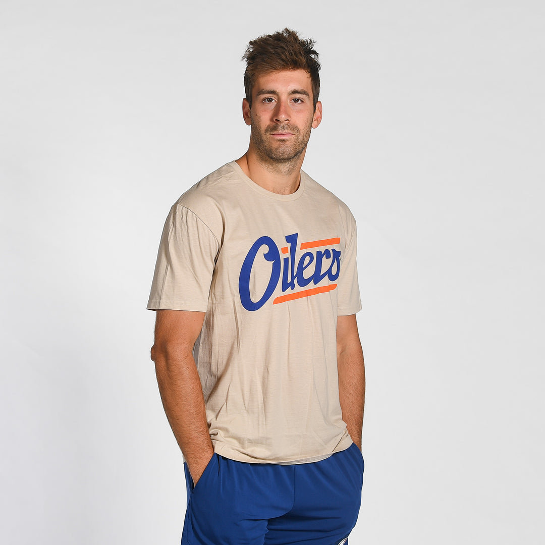 Edmonton Oilers '47 Alternate Logo Fan Cream T-Shirt