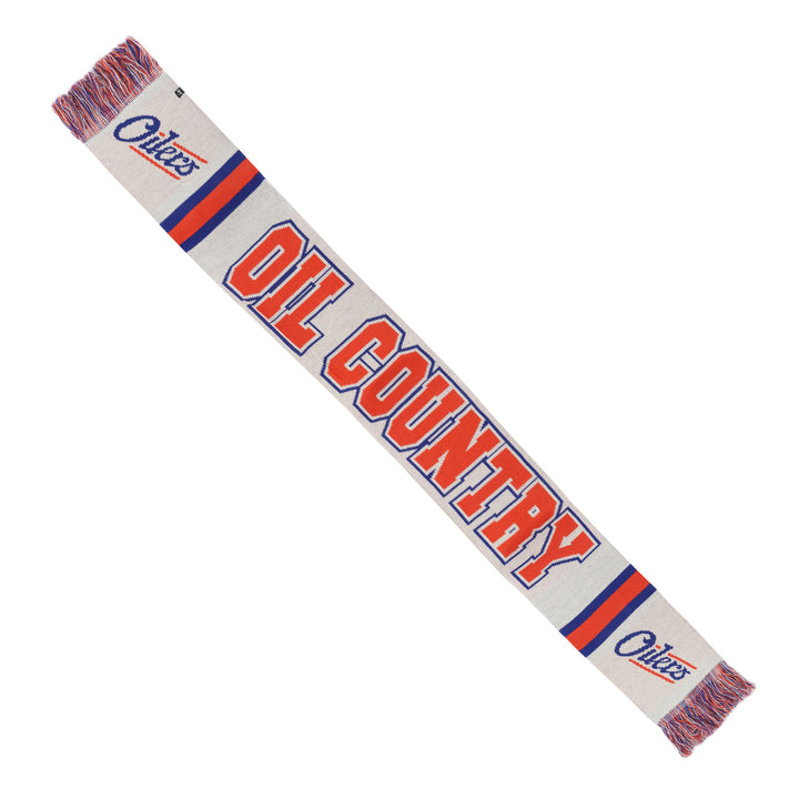 Edmonton Oilers '47 Alternate Script Breakaway Cream Scarf