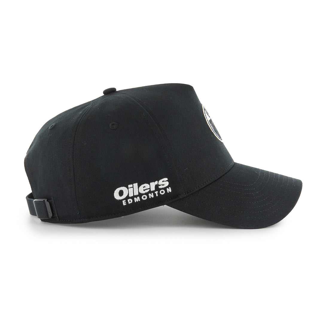 Edmonton Oilers '47 Black Foundational Offside DT Adjustable Hat
