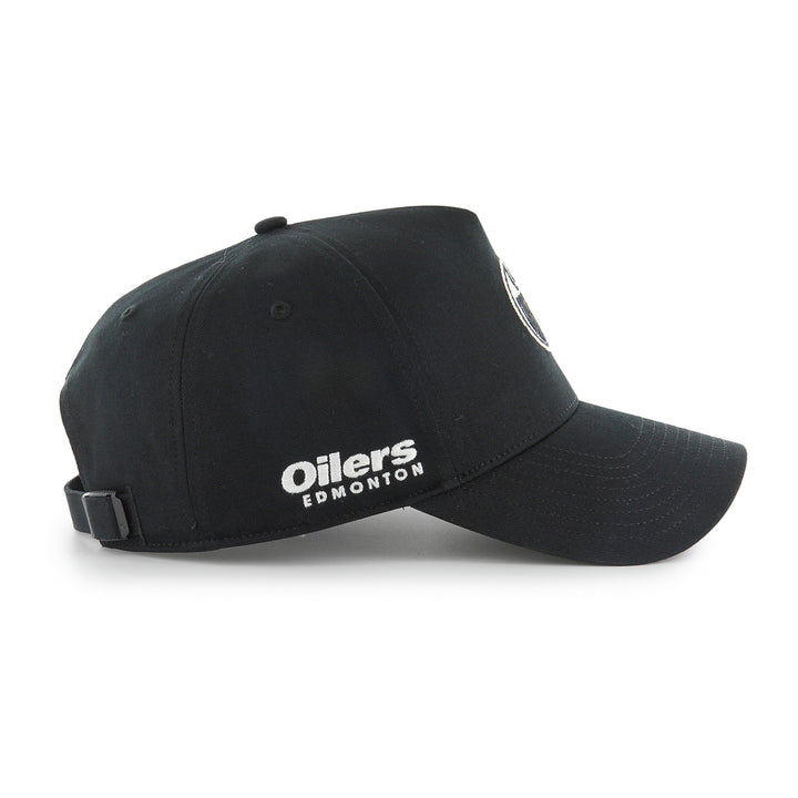Edmonton Oilers '47 Black Foundational Offside DT Adjustable Hat