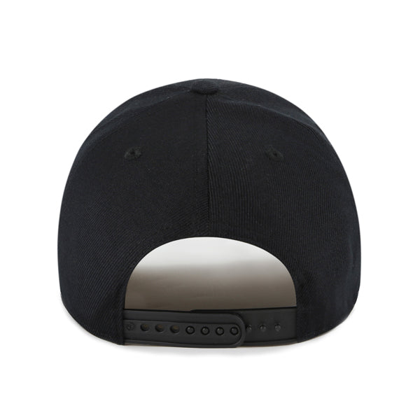 Edmonton Oilers '47 Black & White Sure Shot MVP Snapback Hat