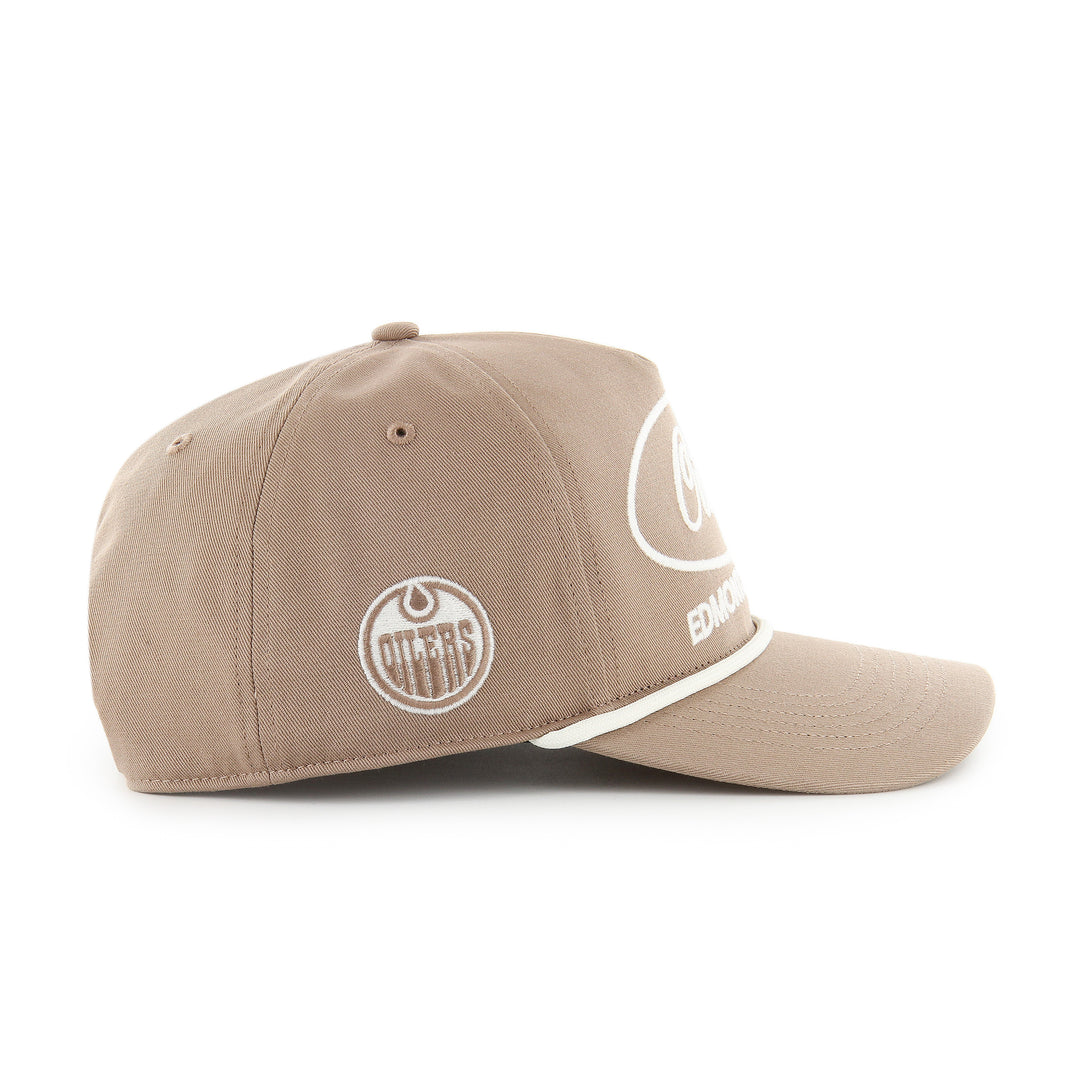 Edmonton Oilers '47 Brown Foundational Hitch RF Snapback Hat