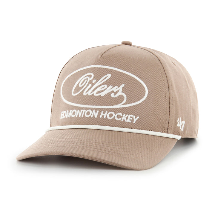 Edmonton Oilers '47 Brown Foundational Hitch RF Snapback Hat