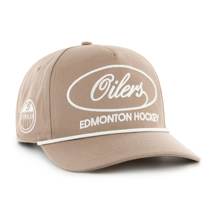 Edmonton Oilers '47 Brown Foundational Hitch RF Snapback Hat