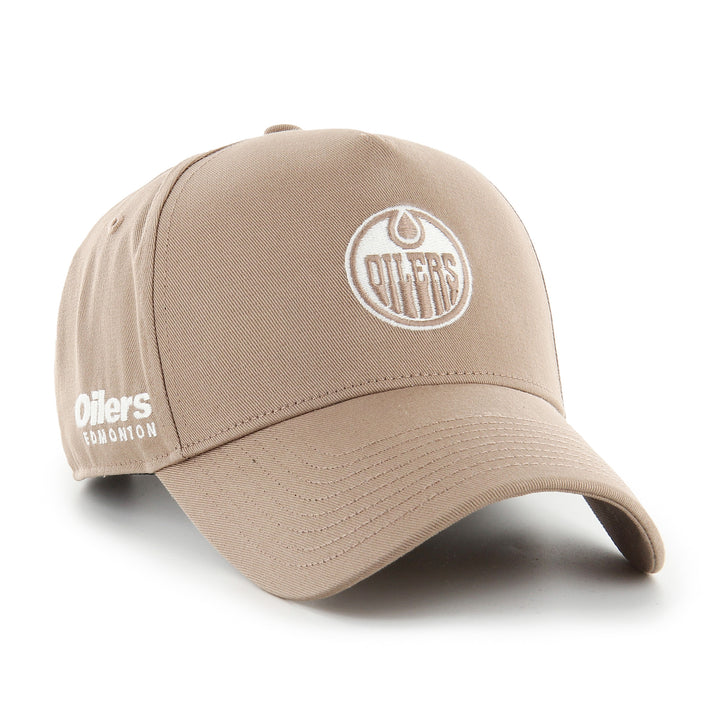 Edmonton Oilers '47 Brown Foundational Offside DT Adjustable Hat