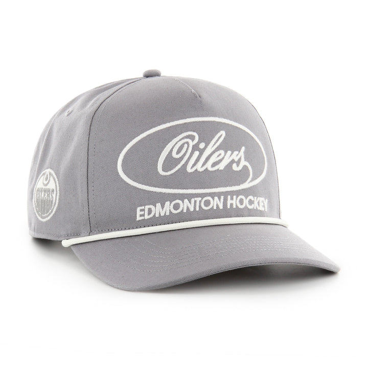 Edmonton Oilers '47 Grey Foundational Hitch RF Snapback Hat
