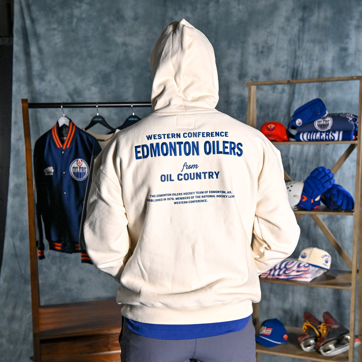 Edmonton Oilers '47 Leon Foundation Cream Hoodie
