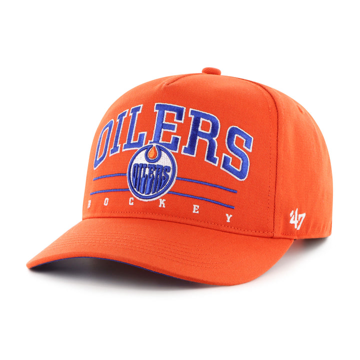Edmonton Oilers '47 Orange Roscoe Hitch Snapback Hat