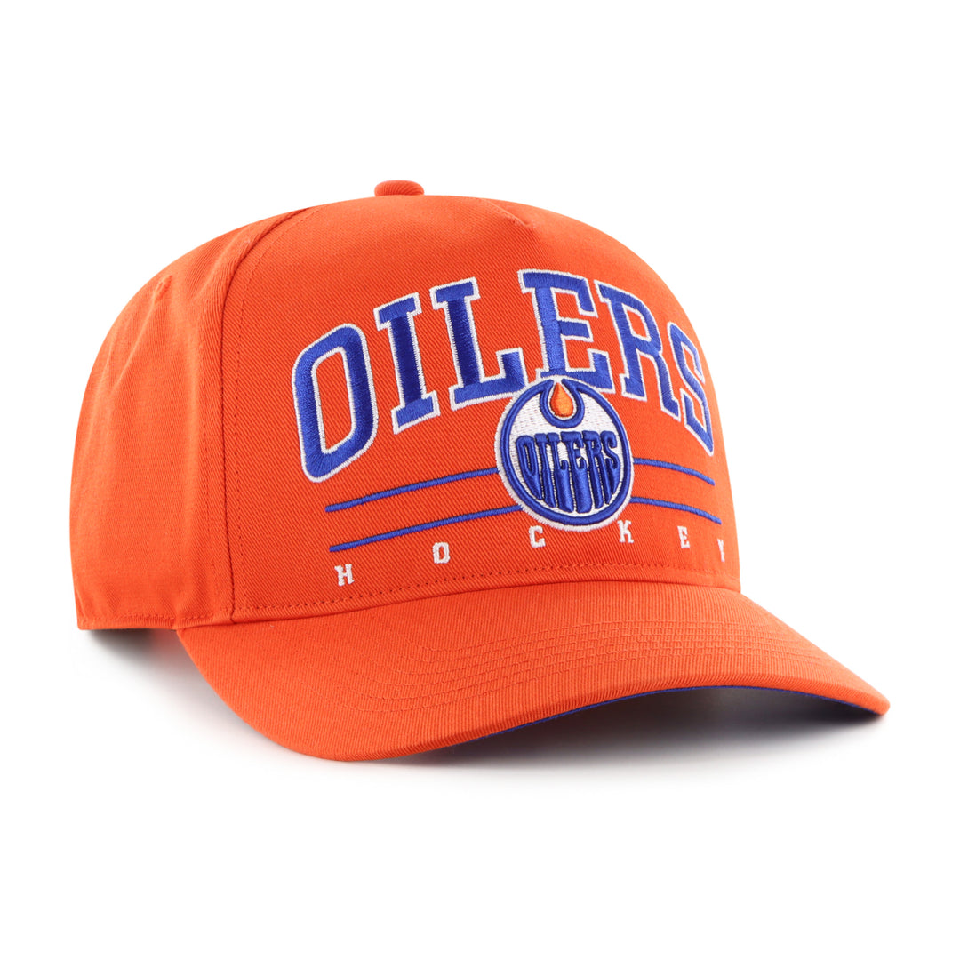 Edmonton Oilers '47 Orange Roscoe Hitch Snapback Hat