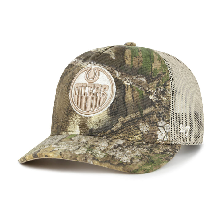 Edmonton Oilers '47 Realtree Camo Hitch Mesh Snapback Hat