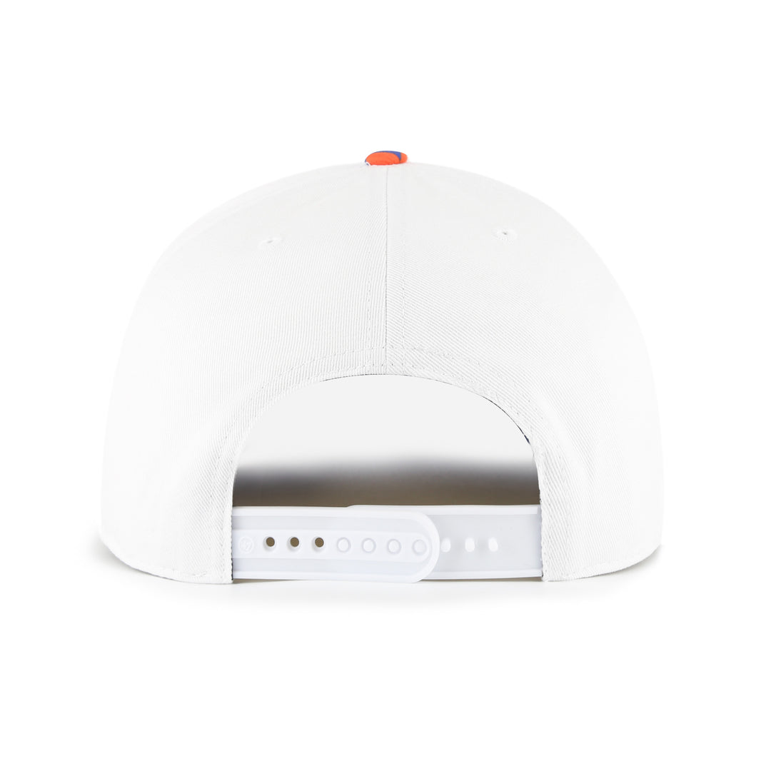 Edmonton Oilers '47 White & Blue Beach Side Hitch Snapback Hat
