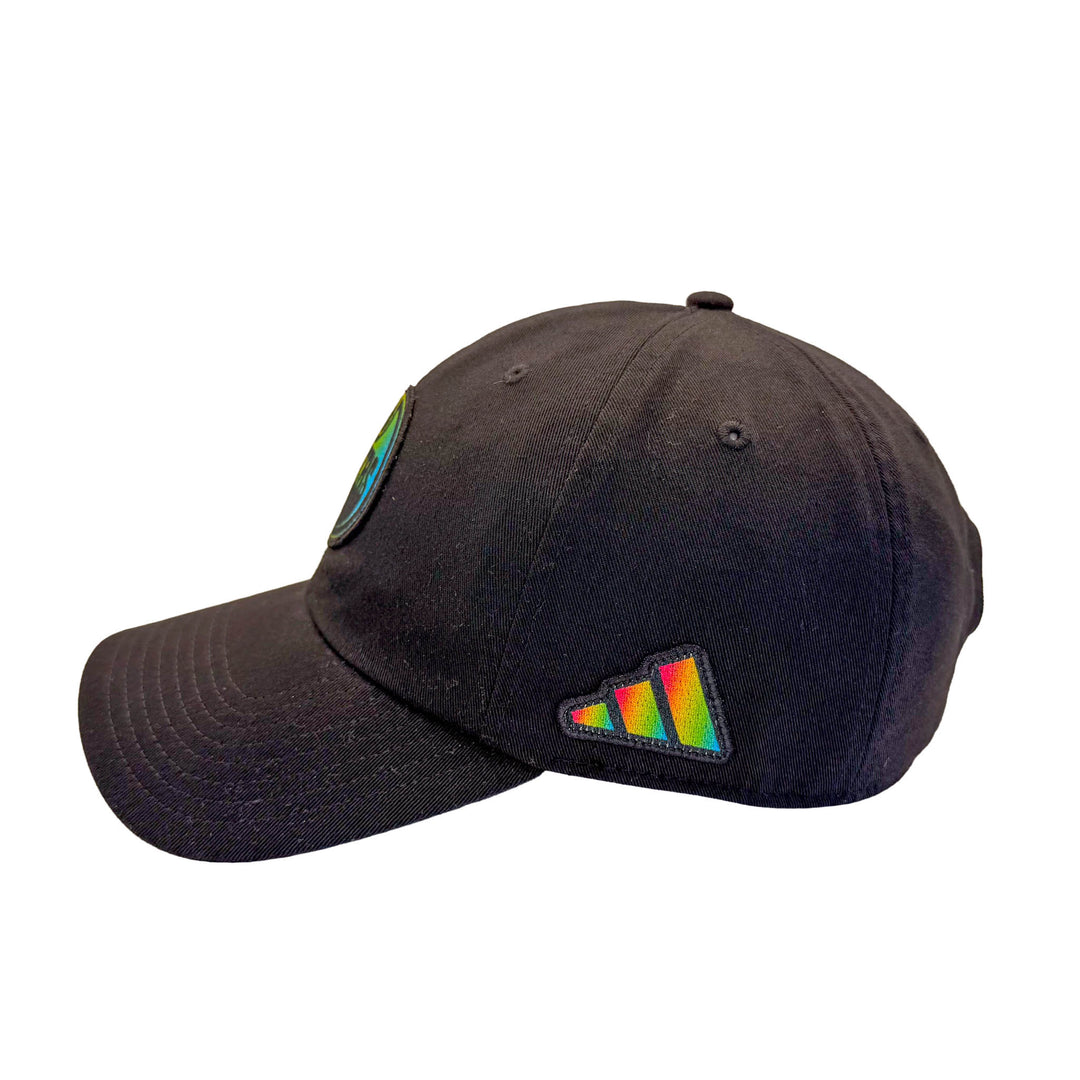 Edmonton Oilers adidas Hockey Is For Everyone/Pride Black Adjustable Hat