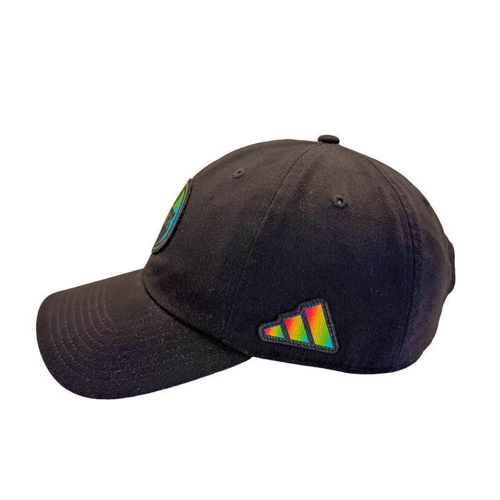 Edmonton Oilers adidas Hockey Is For Everyone/Pride Black Adjustable Hat