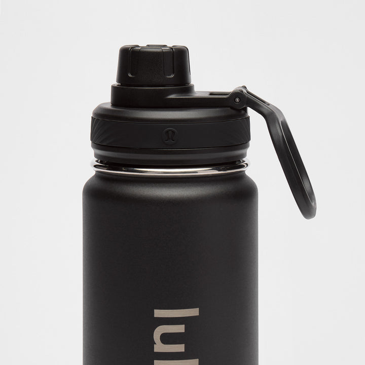Edmonton Oilers Lululemon Black Back To Life Sport 24oz Bottle