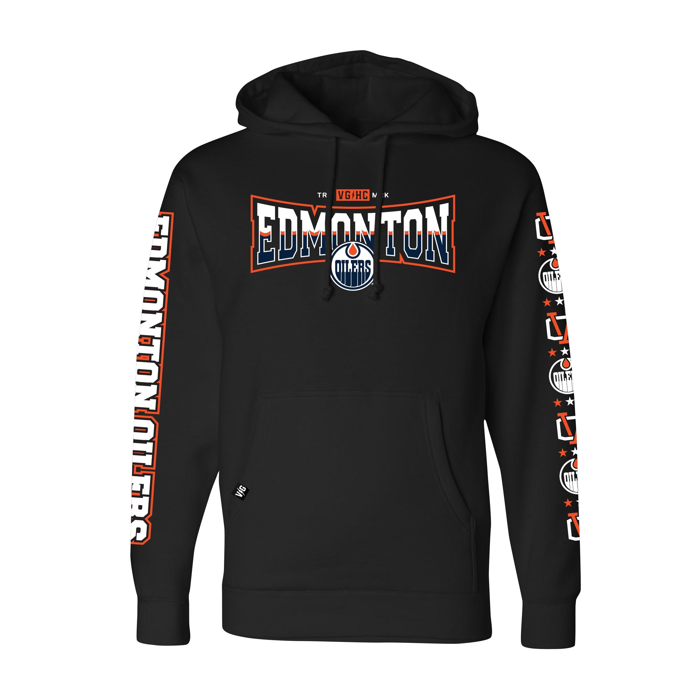 Edmonton Oilers Violent Gentlemen Black Wordmark Hoodie – ICE District ...