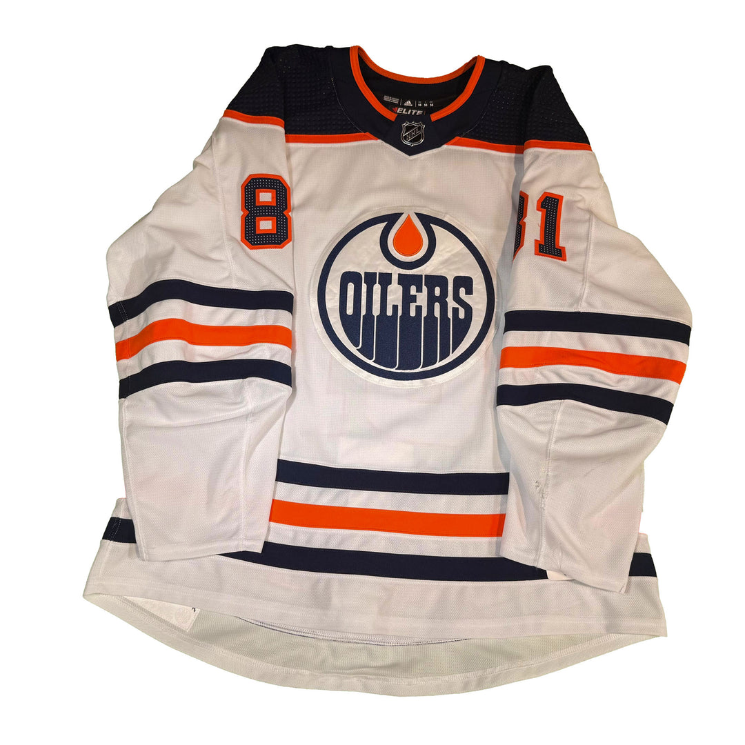 Filip Berglund Edmonton Oilers Game Worn Jersey - 2021-22 Preseason Set **NO LOA