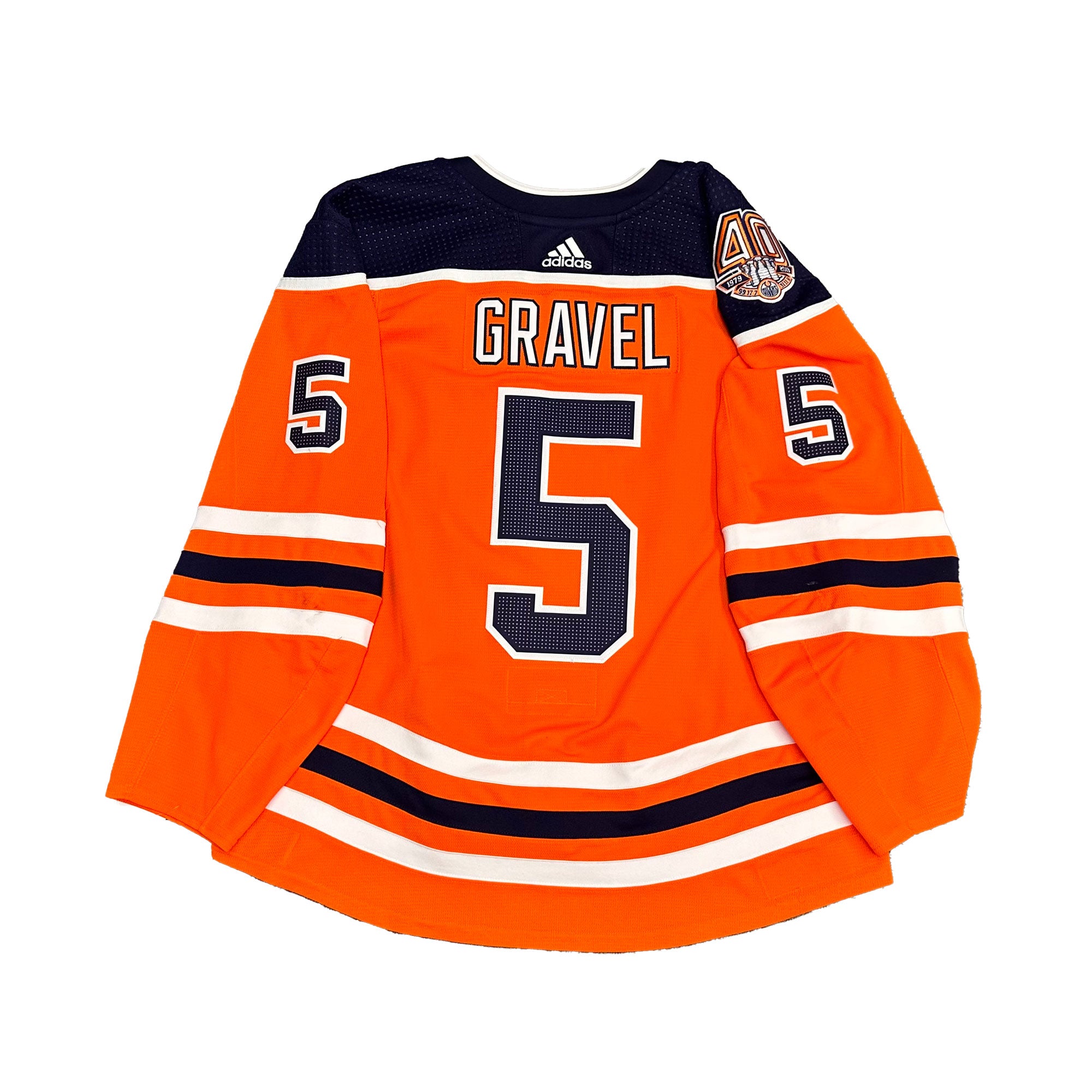 Milan Lucic Edmonton Oilers Game Worn Jersey 2018 19 Orange Set