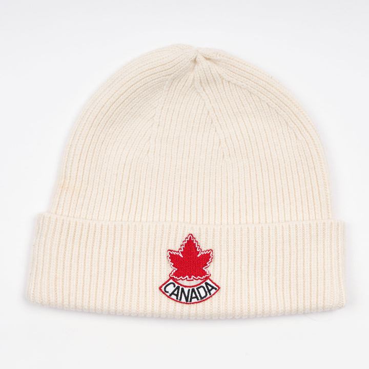 Hockey Canada Sports Club Atelier by Lauren McDavid Cream Alpine Knit Toque