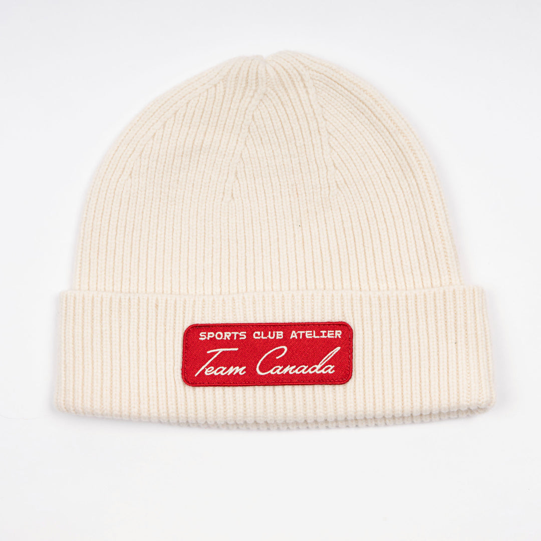 Hockey Canada Sports Club Atelier by Lauren McDavid Cream Alpine Knit Toque