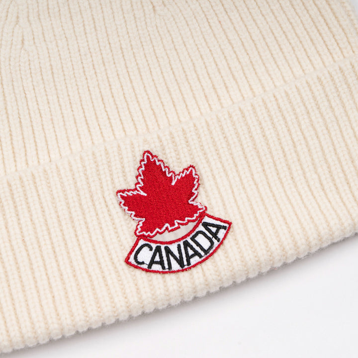Hockey Canada Sports Club Atelier by Lauren McDavid Cream Alpine Knit Toque