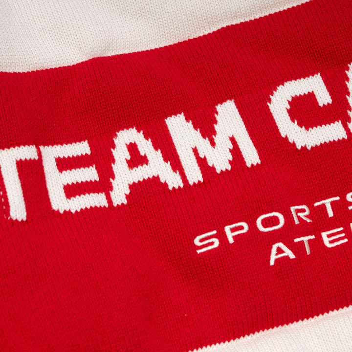 Hockey Canada Unisex Sports Club Atelier by Lauren McDavid Cream Après Knit High-Neck Cropped Puffer Jacket