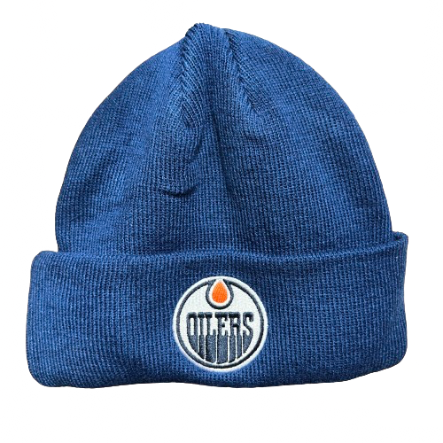 Edmonton Oilers Kids Outerstuff Blue Cuff Knit Toque